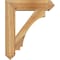 Ekena Millwork Imperial Arts and Crafts Rough Sawn Bracket w/ Offset Brace, Western Red Cedar, 8"W x 30"D x 36"H BKT0806X30X36IMP03RWR - alternate 3